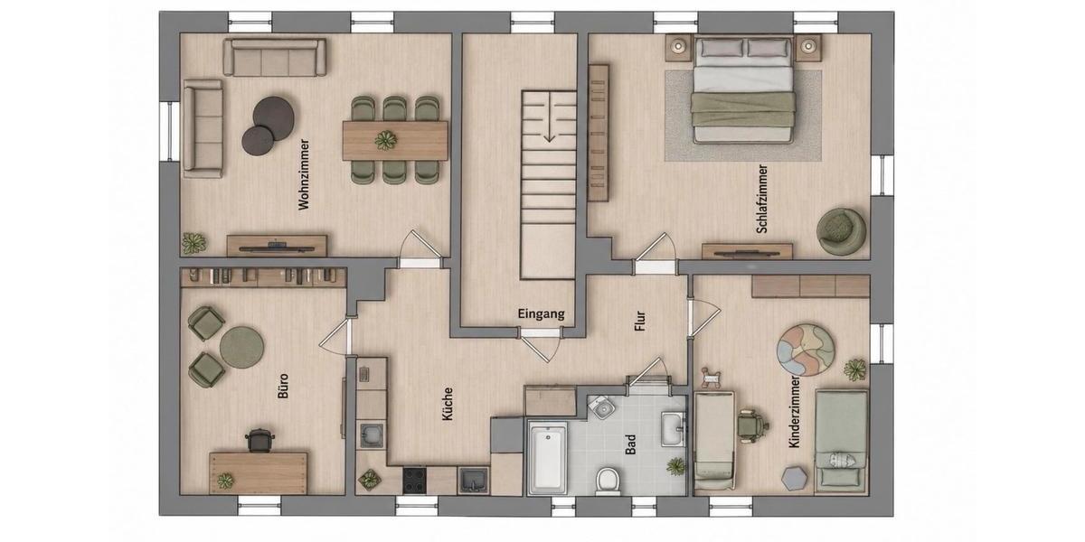 Etagenwohnung Dillenburg - 4 Zimmer, 100 m&sup2;, 175.000&euro; | Angebot:27259385