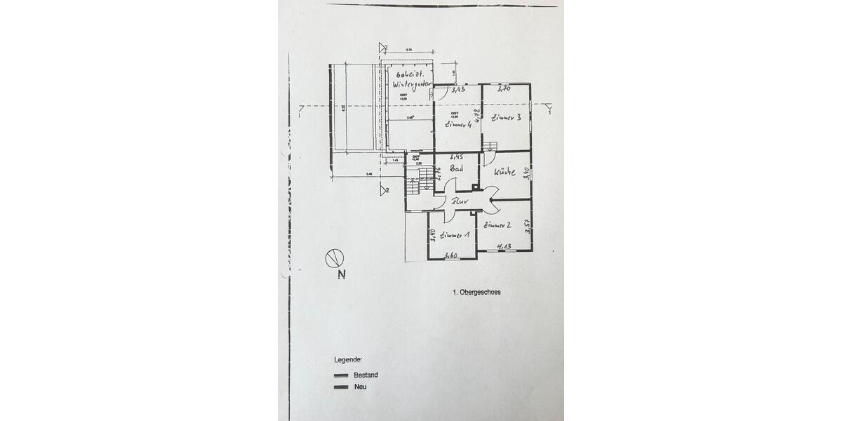 Etagenwohnung Netphen - 5 Zimmer, 110 m&sup2;, 1.150&euro; | Angebot:26496109