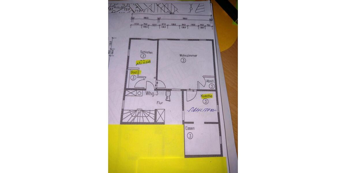 Etagenwohnung Freudenberg - 3.5 Zimmer, 61 m&sup2;, 79.000&euro; | Angebot:23138604