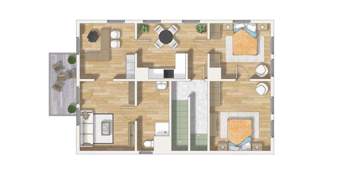 Etagenwohnung Bad Laasphe - 4 Zimmer, 71 m&sup2;, 560&euro; | Angebot:26699229
