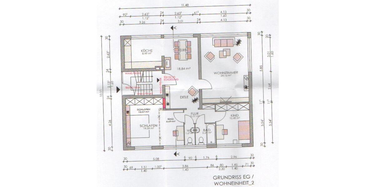 Terrassenwohnung Siegen Kaan-Marienborn - 3 Zimmer, 92 m&sup2;, 860&euro; | Angebot:26045527