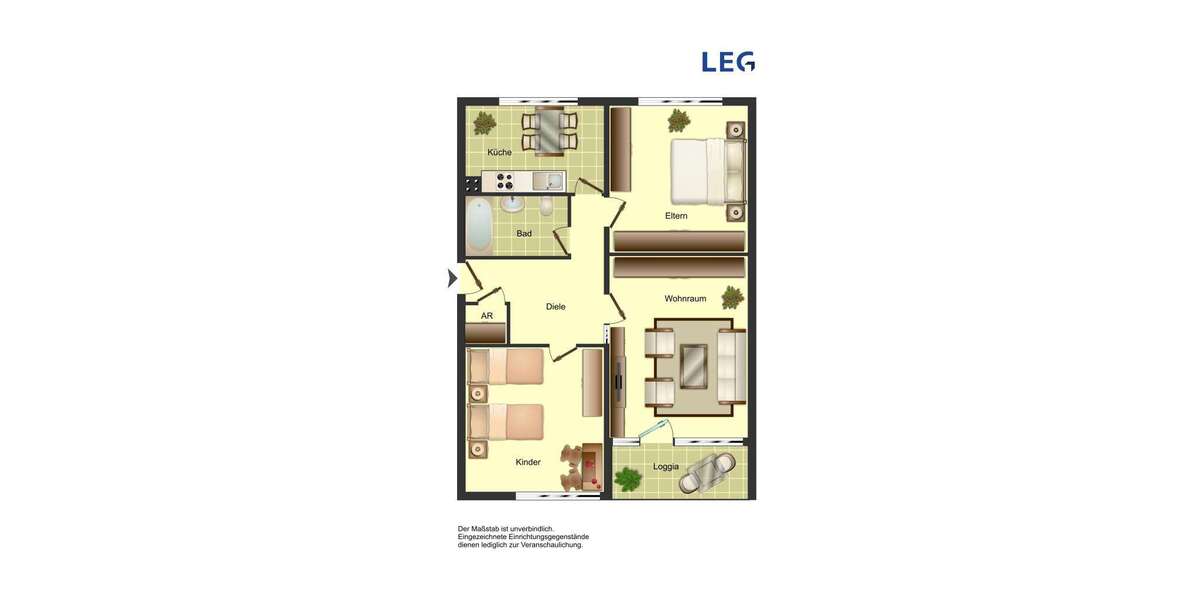 Etagenwohnung Kreuztal - 3 Zimmer, 78 m&sup2;, 339&euro; | Angebot:26098487