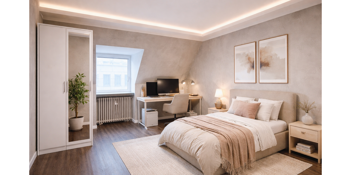 Etagenwohnung Siegen - 1 Zimmer, 17 m&sup2;, 290&euro; | Angebot:25782297