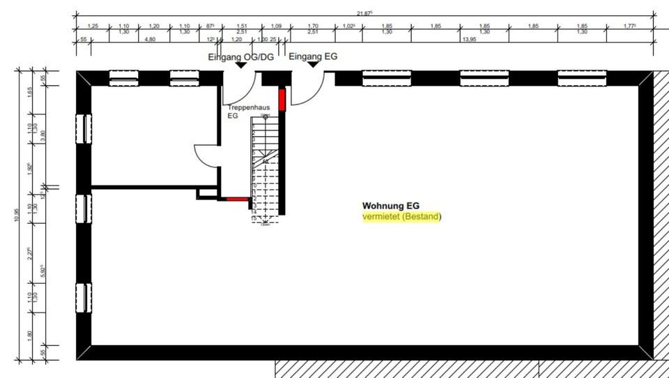 Etagenwohnung Bad Marienberg (Westerwald) - 1 Zimmer, 42 m&sup2;, 390&euro; | Angebot:24751472