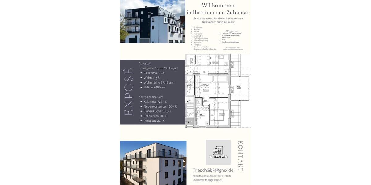 Etagenwohnung Haiger - 1.325&euro; | Angebot:25306045