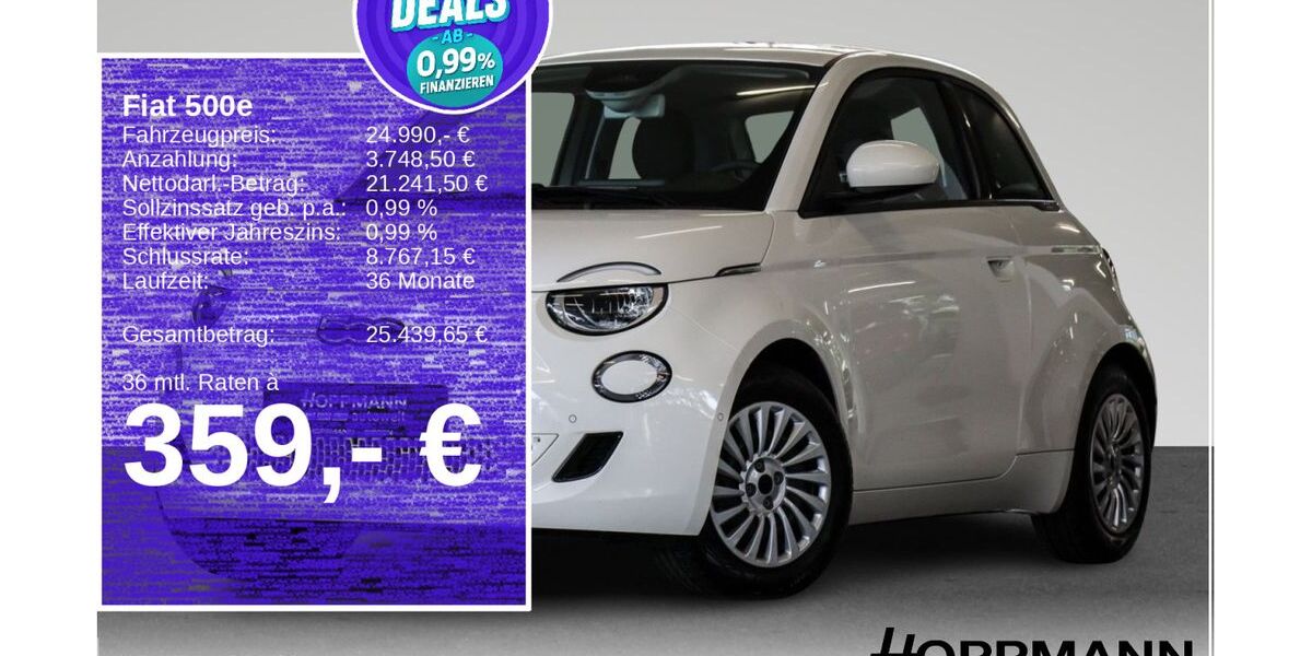 Fiat 500e 11.506 km 24.990 &euro; Siegen 57072