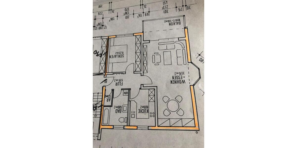 Etagenwohnung Herborn - 2 Zimmer, 75 m&sup2;, 650&euro; | Angebot:25962815