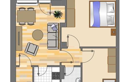Wohnung Siegen Dillnhütten - 3 Zimmer, 58 m&sup2;, 329&euro; | Angebot:26008896
