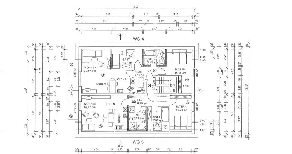 Dachgeschoßwohnung Olpe - 3 Zimmer, 65 m&sup2;, 178.500&euro; | Angebot:25833483