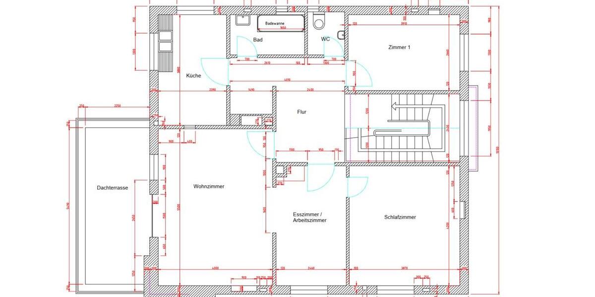 Etagenwohnung Siegen - 4 Zimmer, 93 m&sup2;, 1.050&euro; | Angebot:24785421