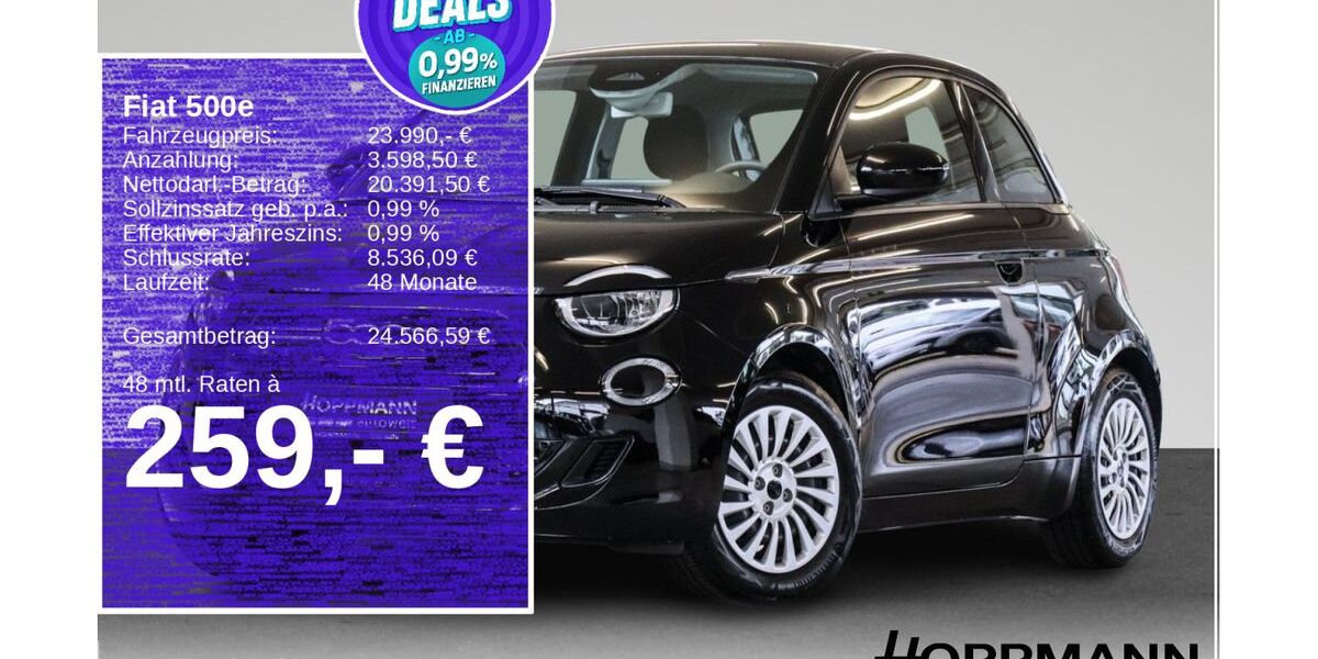 Fiat 500e 17.561 km 23.990 &euro; Siegen 57072