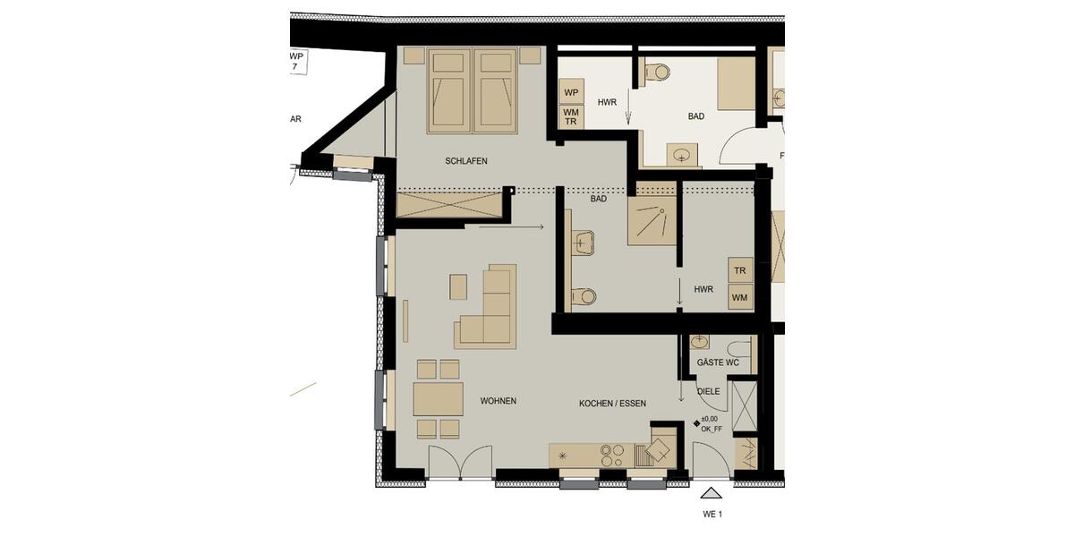 Etagenwohnung Kirchhundem - 5 Zimmer, 82 m&sup2;, 1.180&euro; | Angebot:23603241