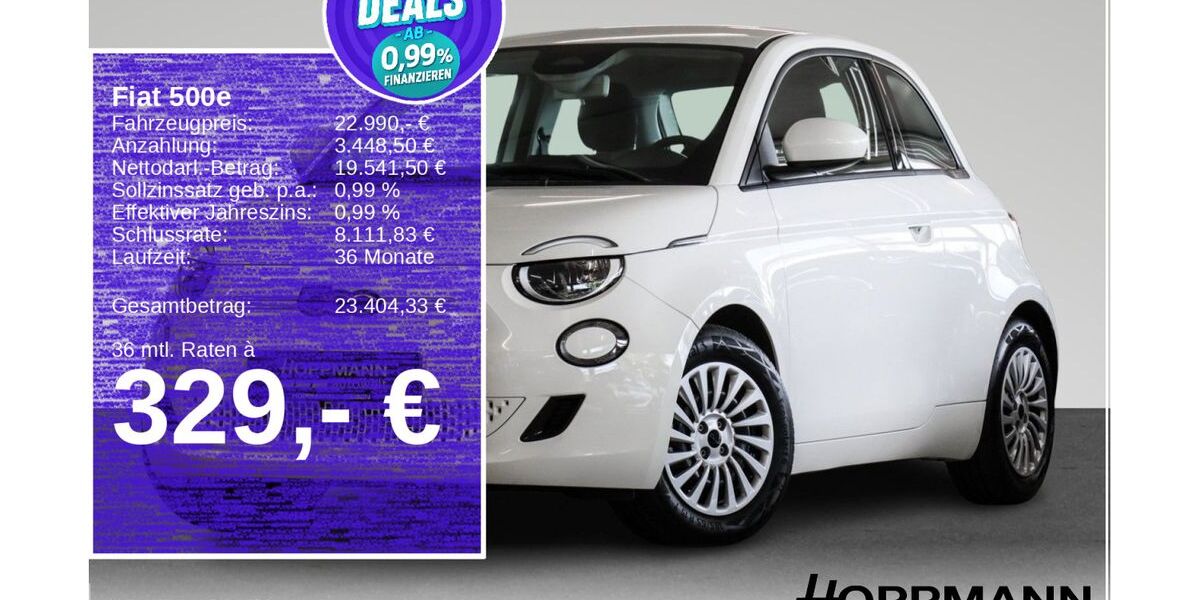 Fiat 500e 8.180 km 22.990 &euro; Siegen 57072