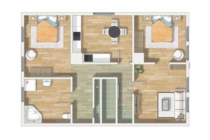 Wohnung Bad Laasphe - 3 Zimmer, 74 m&sup2;, 686&euro; | Angebot:26038152