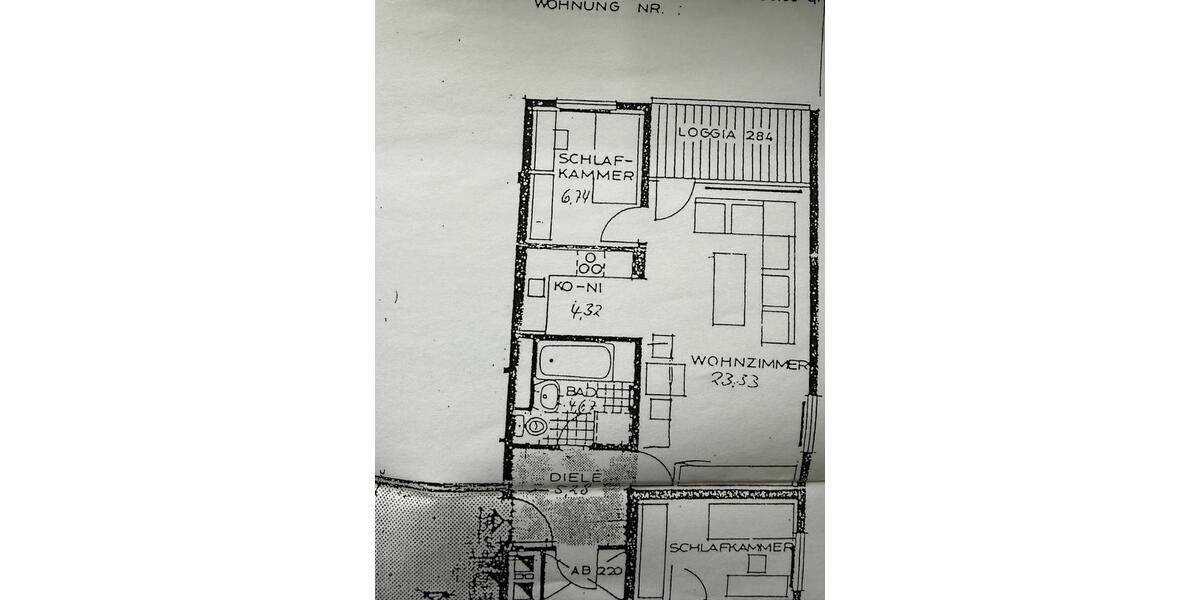 Etagenwohnung Siegen - 1 Zimmer, 50 m&sup2;, 440&euro; | Angebot:25883663
