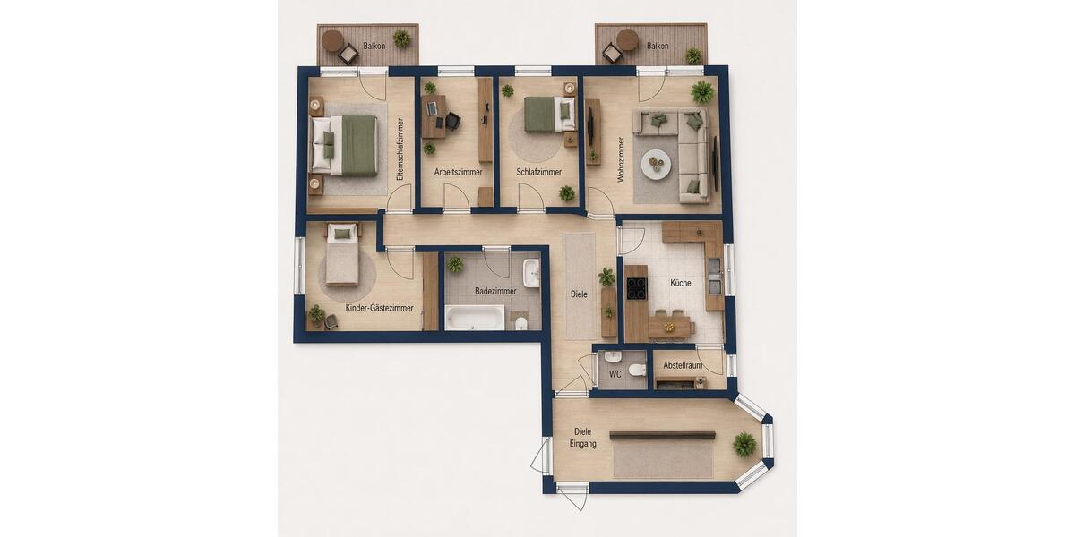 Etagenwohnung Wissen - 5 Zimmer, 110 m&sup2;, 145.000&euro; | Angebot:27088167