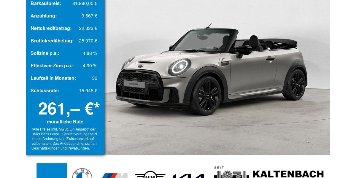 Mini Cooper S Cabrio 8.632 km 31.890 &euro; Waldbröl 51545