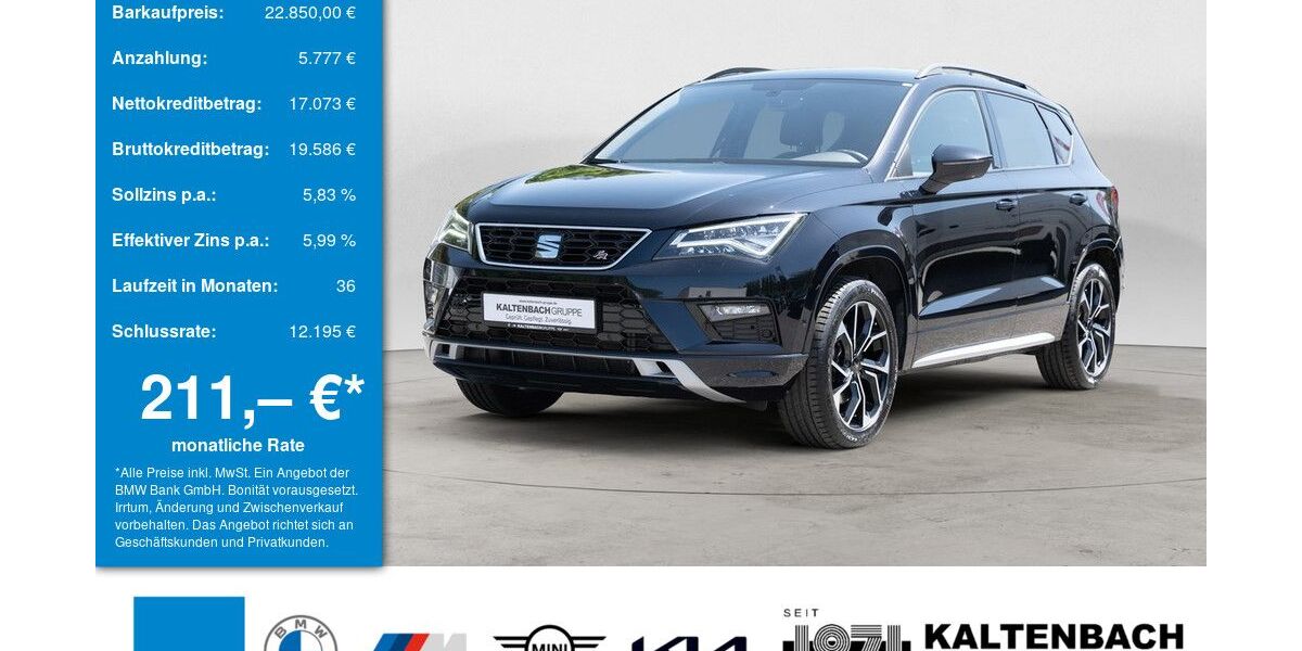 Seat Ateca 93.418 km 21.850 &euro; Lennestadt 57368