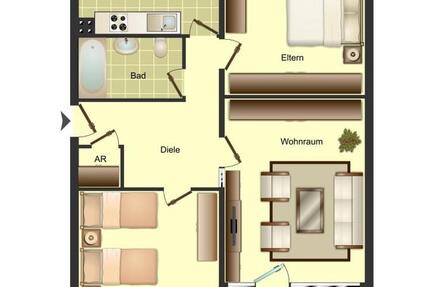 Wohnung Kreuztal - 3 Zimmer, 78 m&sup2;, 339&euro; | Angebot:26085811