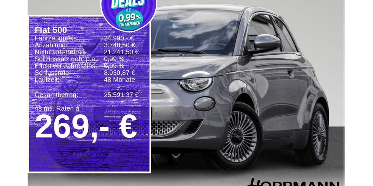 Fiat 500e 18.471 km 24.990 &euro; Siegen 57072
