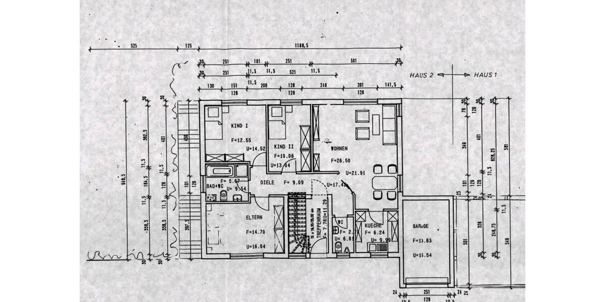 Erdgeschoßwohnung Wilnsdorf - 4 Zimmer, 88 m&sup2;, 740&euro; | Angebot:25961196