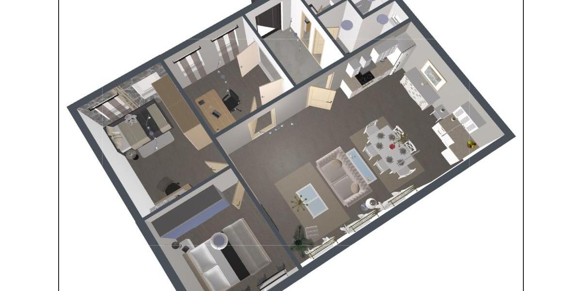 Etagenwohnung Hamm (Sieg) - 4 Zimmer, 108 m&sup2;, 900&euro; | Angebot:25045281