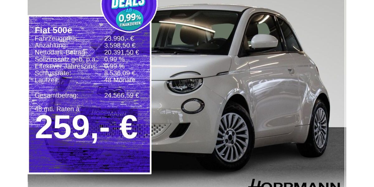 Fiat 500e 12.100 km 23.990 &euro; Siegen 57072