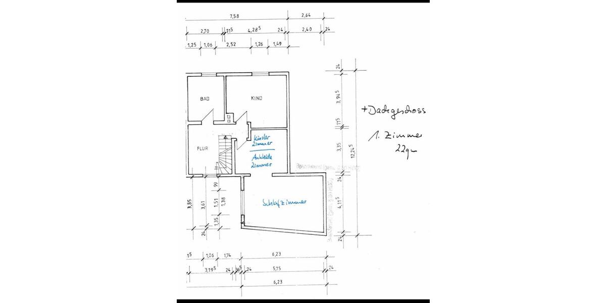 Etagenwohnung Dillenburg - 8 Zimmer, 147 m&sup2;, 800&euro; | Angebot:26035436