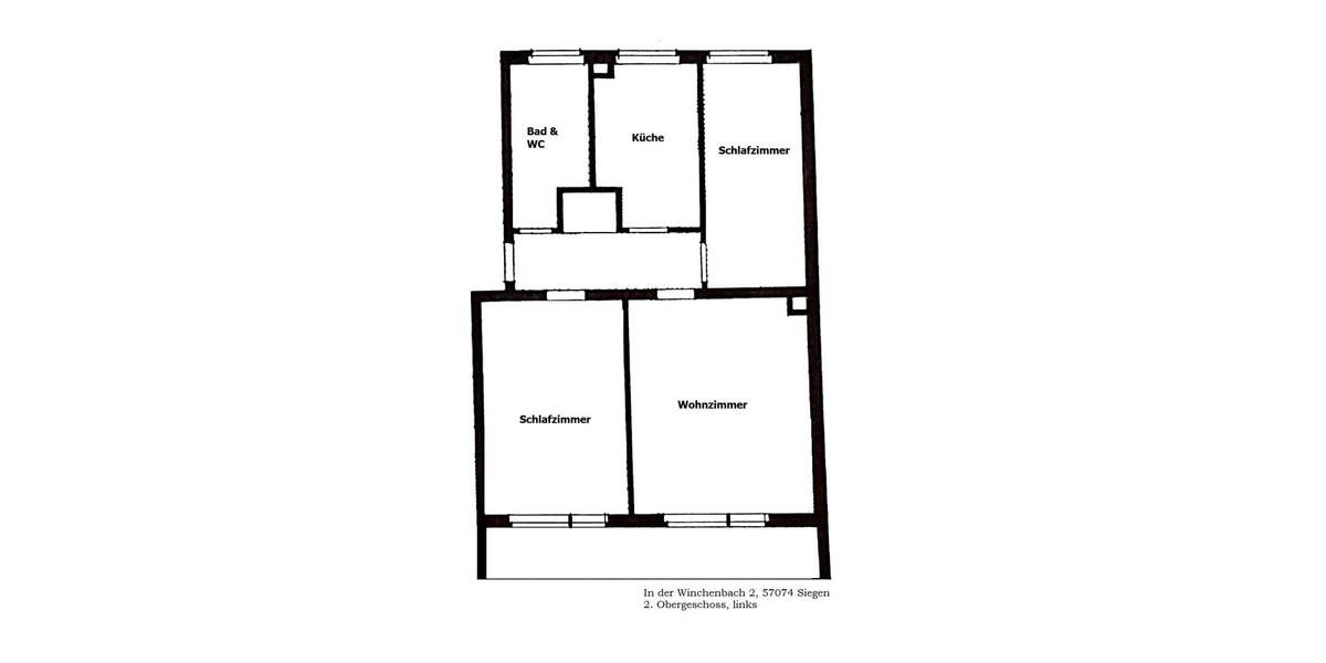 Etagenwohnung Siegen Kaan-Marienborn - 3 Zimmer, 77 m&sup2;, 620&euro; | Angebot:26611441