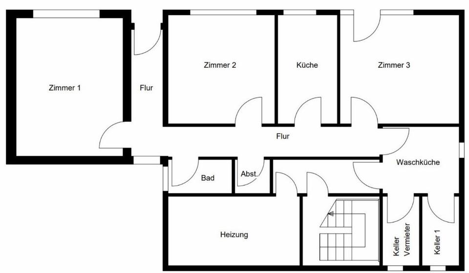 Erdgeschoßwohnung Eschenburg - 3 Zimmer, 90 m&sup2;, 950&euro; | Angebot:25239286
