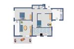 Etagenwohnung Haiger - 3.5 Zimmer, 87 m&sup2;, 820&euro; | Angebot:26630960
