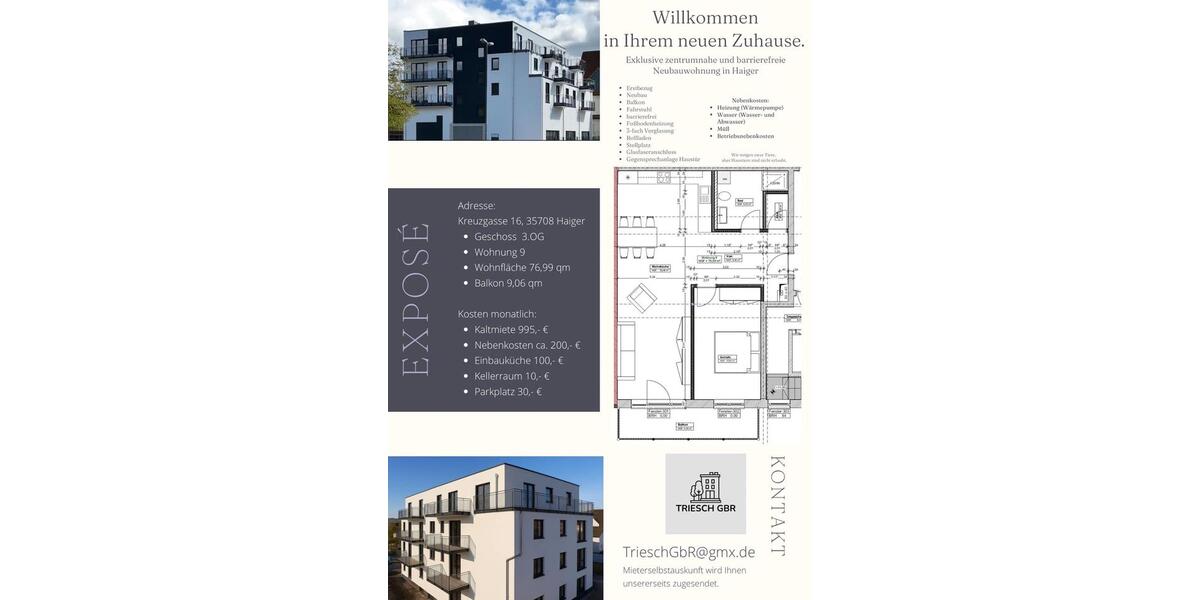 Etagenwohnung Haiger - 1.325&euro; | Angebot:25306045