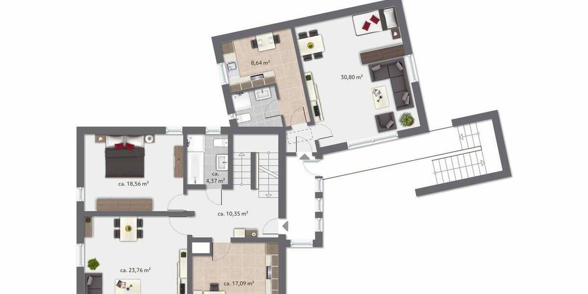 Mehrfamilienhaus, Wohnhaus Burbach - 1 Zimmer, 449.000&euro; | Angebot:26260966
