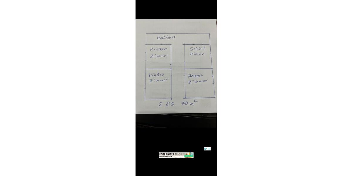 Etagenwohnung Haiger - 8 Zimmer, 145 m&sup2;, 800&euro; | Angebot:25164620