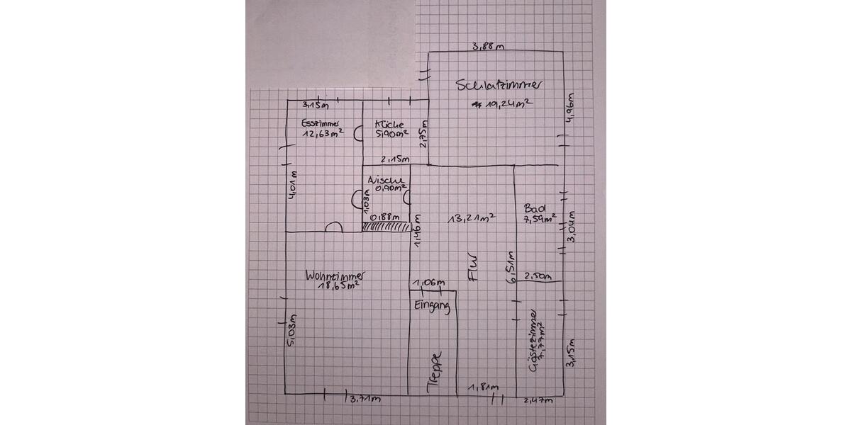 Etagenwohnung Siegen Kaan-Marienborn - 4 Zimmer, 60 m&sup2;, 550&euro; | Angebot:25810589