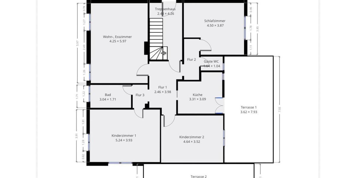 Erdgeschoßwohnung Siegen Kaan-Marienborn - 4 Zimmer, 123 m&sup2;, 450.000&euro; | Angebot:27298977