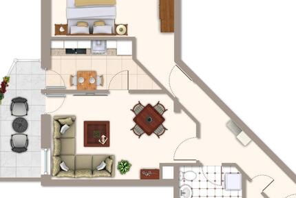 Wohnung Olpe - 2 Zimmer, 60 m&sup2;, 625&euro; | Angebot:25854841