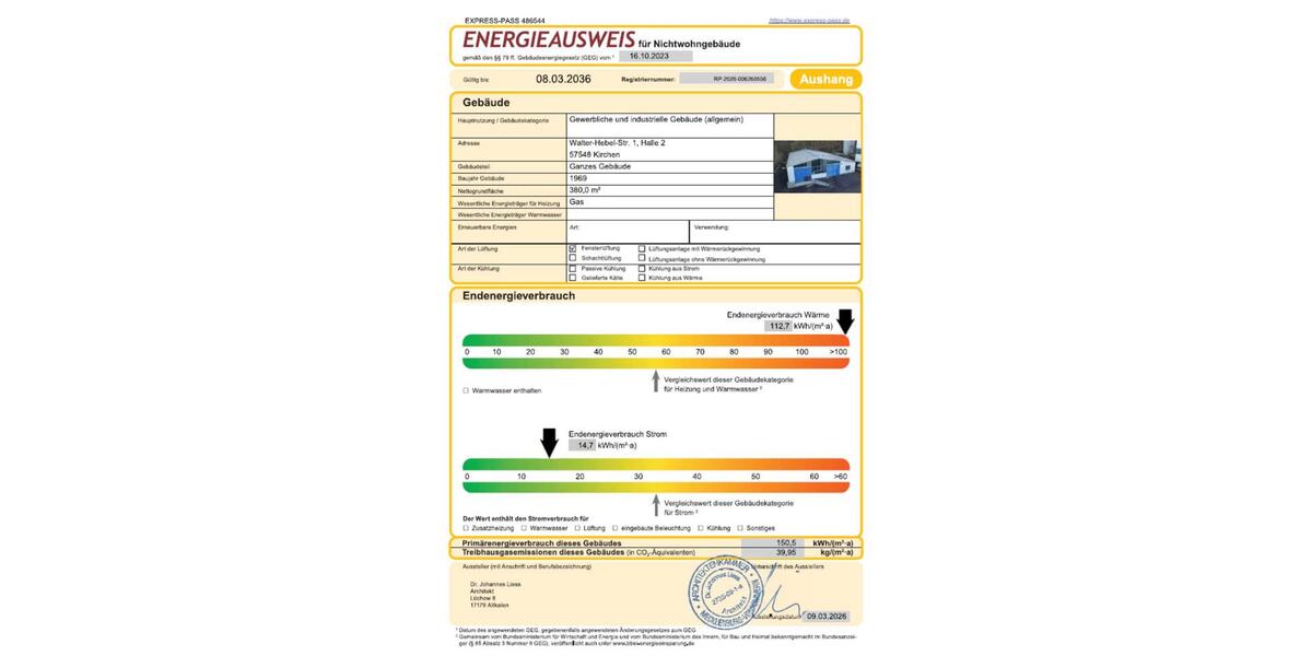 Gewerbeobjekt Kirchen (Sieg) - 1.190&euro; | Angebot:24802914