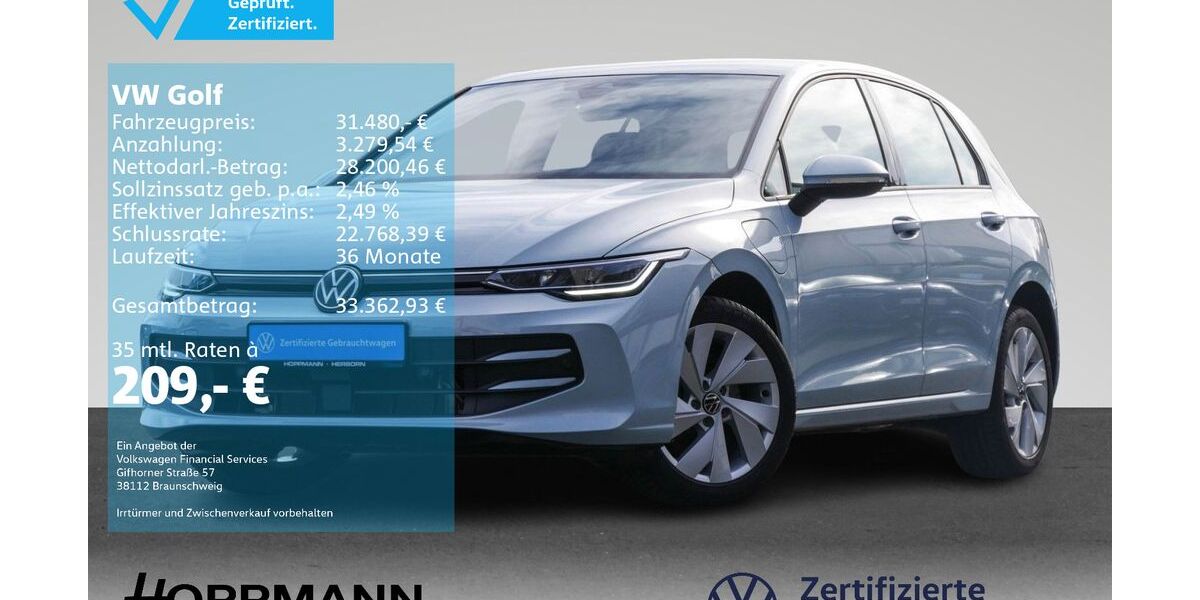 VW Golf 14.982 km 31.480 &euro; Herborn 35745