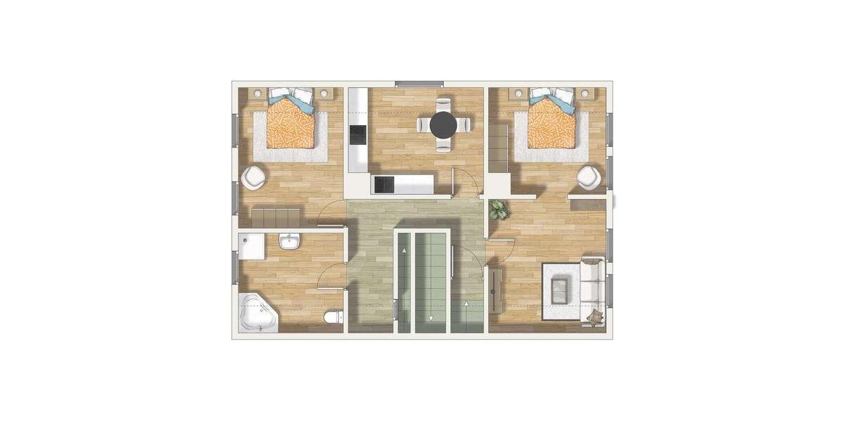 Dachgeschoßwohnung Bad Laasphe - 3 Zimmer, 74 m&sup2;, 686&euro; | Angebot:26031849