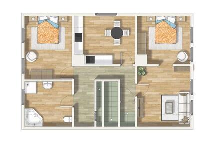 Wohnung Bad Laasphe - 3 Zimmer, 74 m&sup2;, 686&euro; | Angebot:26031849