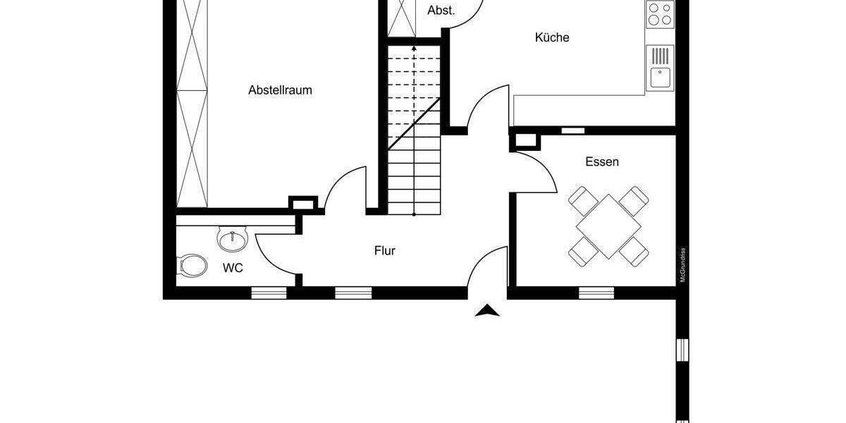 Einfamilienhaus Attendorn - 3 Zimmer, 100 m&sup2;, 950&euro; | Angebot:25679909