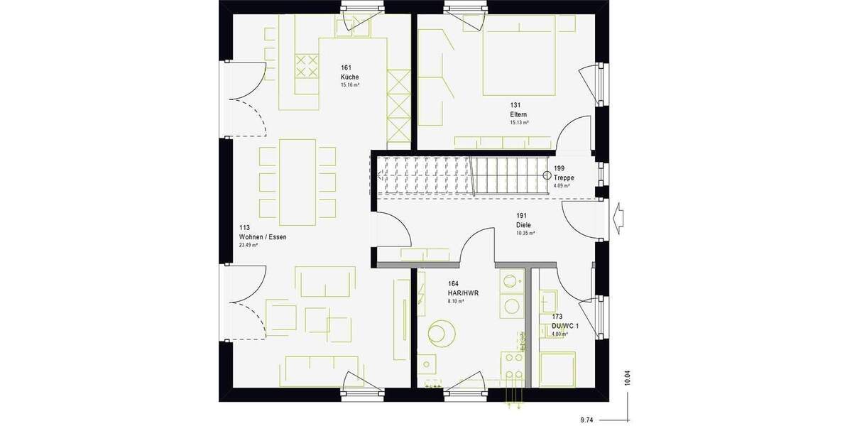 Einfamilienhaus Kreuztal Eichen - 4 Zimmer, 145 m&sup2;, 359.000&euro; | Angebot:25671071