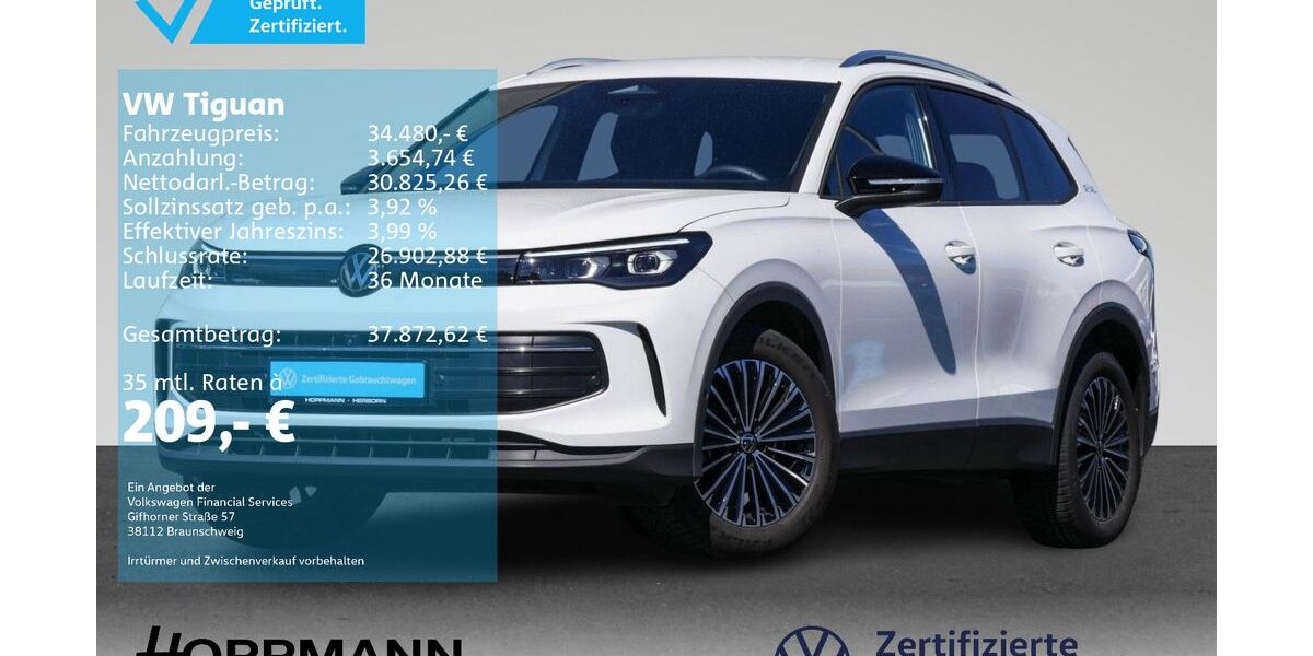 VW Tiguan 25.507 km 34.480 &euro; Herborn 35745
