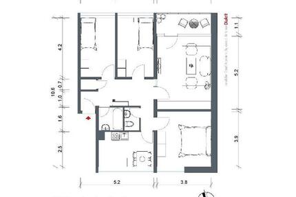 Wohnung Kreuztal - 4 Zimmer, 86 m&sup2;, 539&euro; | Angebot:25542367