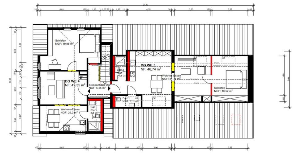 Etagenwohnung Bad Marienberg (Westerwald) - 1 Zimmer, 42 m&sup2;, 390&euro; | Angebot:24751472