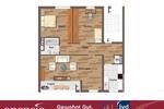 Etagenwohnung Siegen Dillnhütten - 3 Zimmer, 88 m&sup2;, 836&euro; | Angebot:25053164