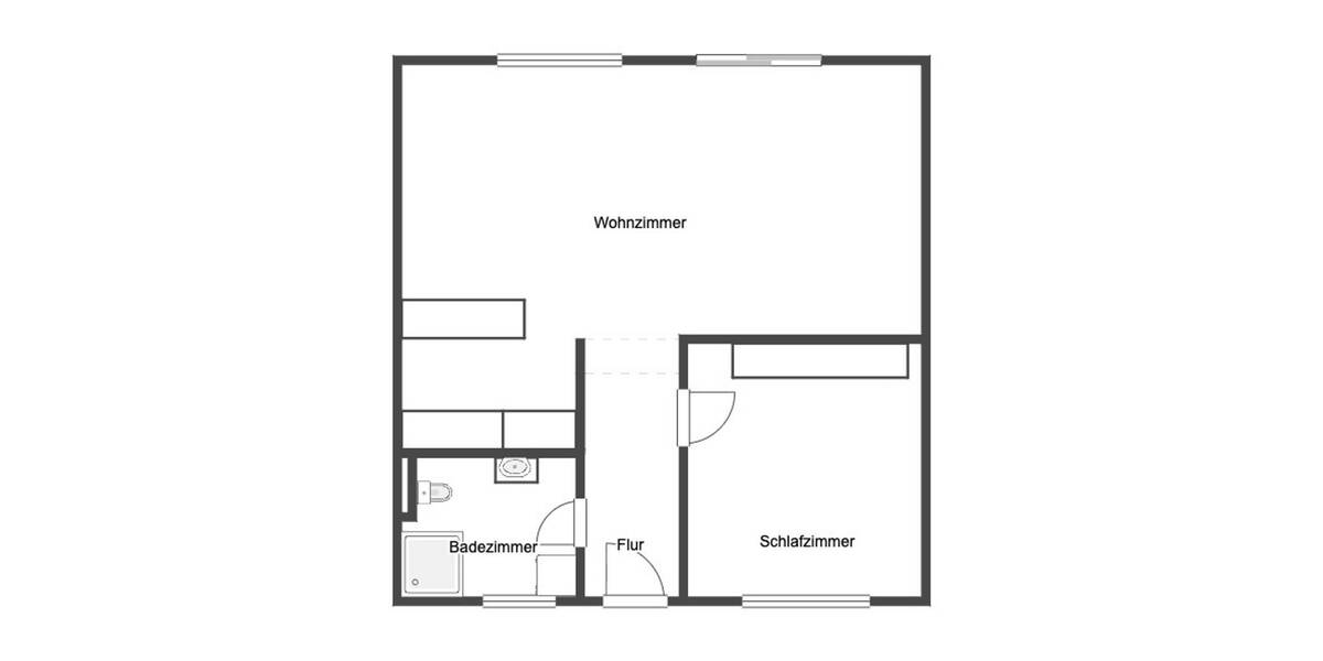 Etagenwohnung Haiger - 2 Zimmer, 62 m&sup2;, 150.000&euro; | Angebot:26657715