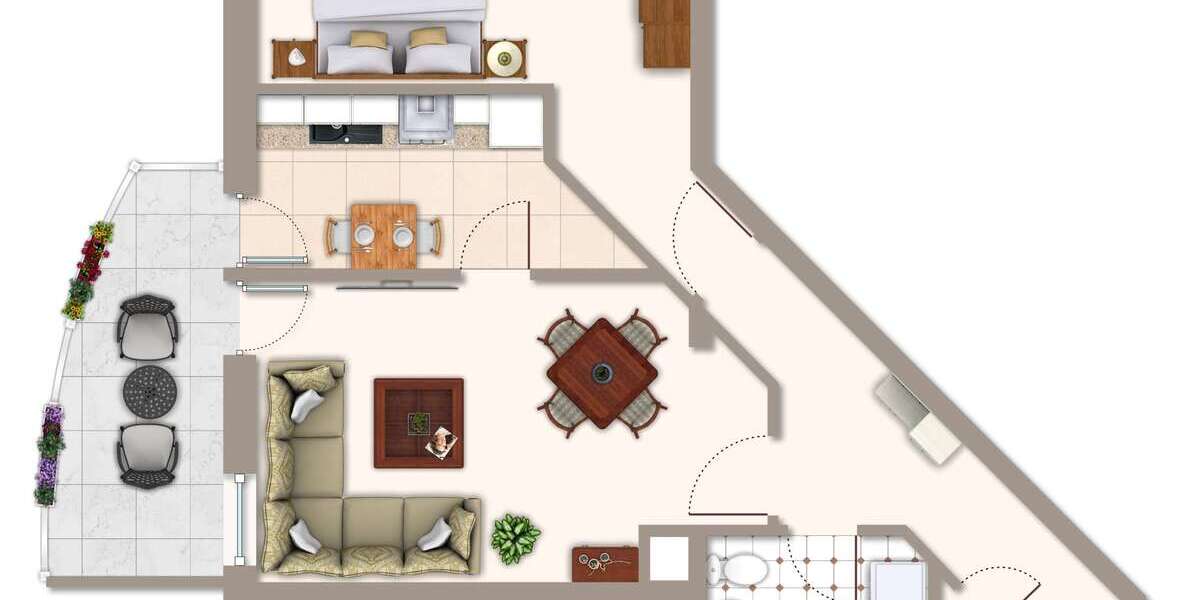 Etagenwohnung Olpe - 2 Zimmer, 60 m&sup2;, 625&euro; | Angebot:25794338