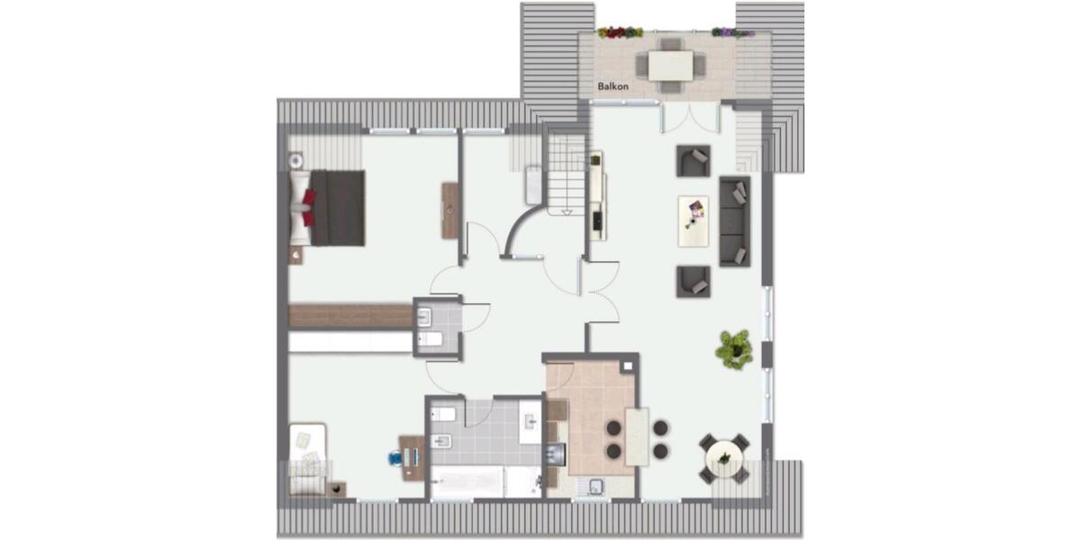 Dachgeschoßwohnung Scheuerfeld - 3 Zimmer, 111 m&sup2;, 139.999&euro; | Angebot:26868431